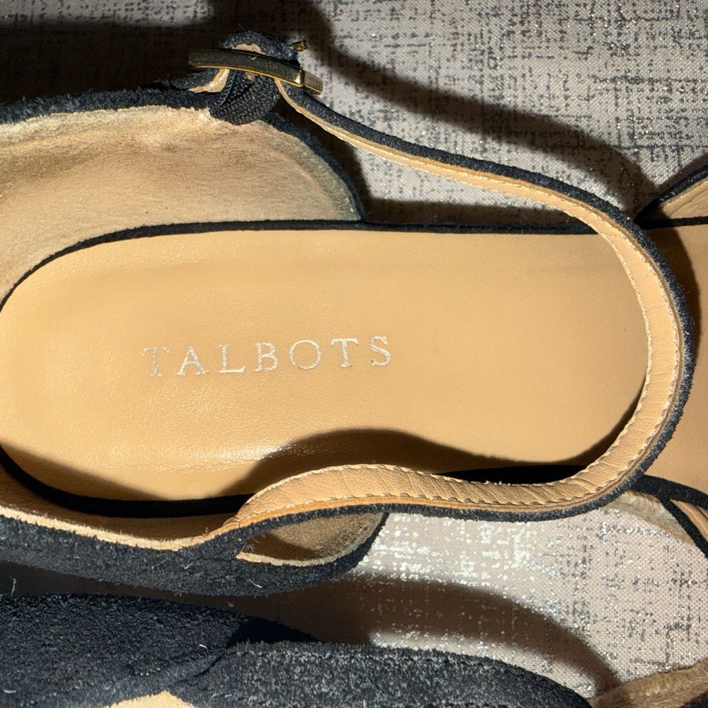 Talbots Black Espadrille Women's Shoes - Picture 15 of 16